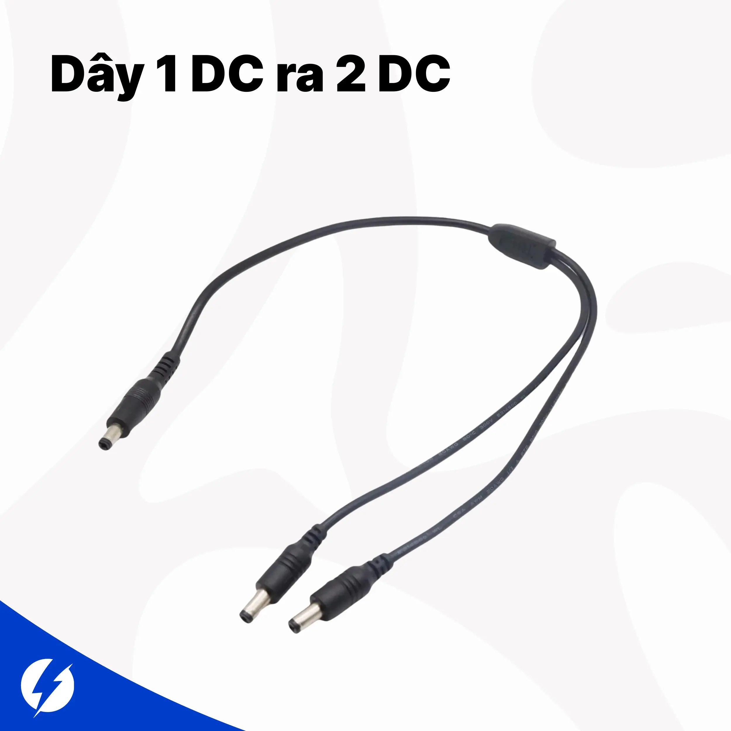 Dây chuyển 1 DC ra 2 DC 5.5mm